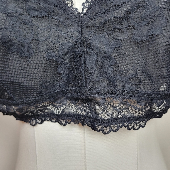 Savage X Fenty Floral Lace Racerback Bralette Size 3XL 46C 46D 46DD - Picture 2 of 9